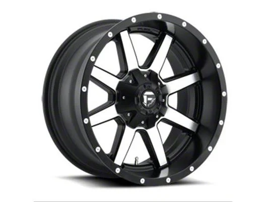 Fuel Wheels Maverick Matte Black Machined 6-Lug Wheel; 20x12; -44mm Offset (09-14 F-150)