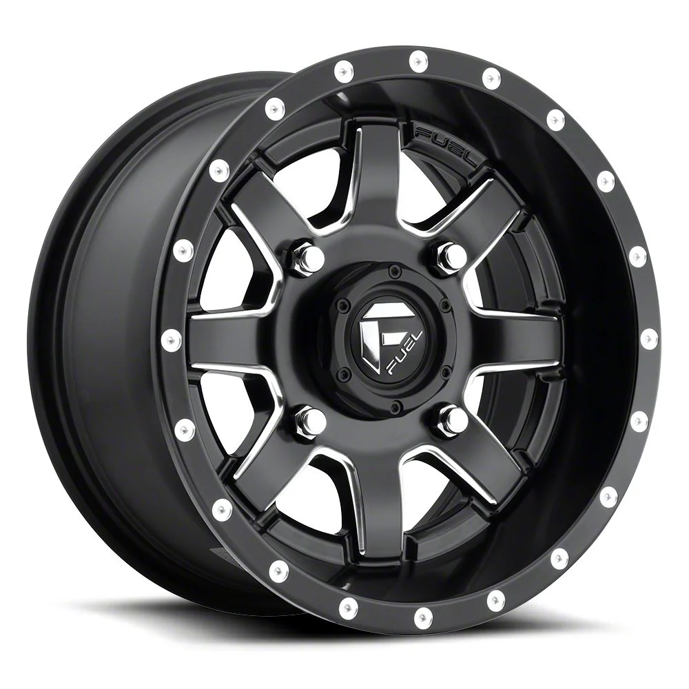 Fuel Wheels Maverick Matte Black Milled 6-Lug Wheel; 20x14; -76mm Offset (14-18 Sierra 1500)