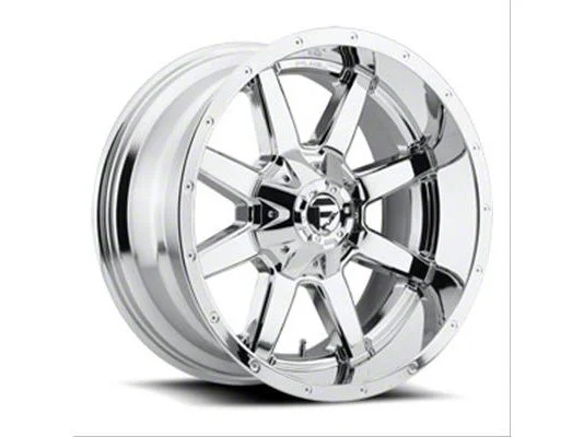 Fuel Wheels Maverick Chrome 6-Lug Wheel; 20x12; -44mm Offset (19-26 Silverado 1500)