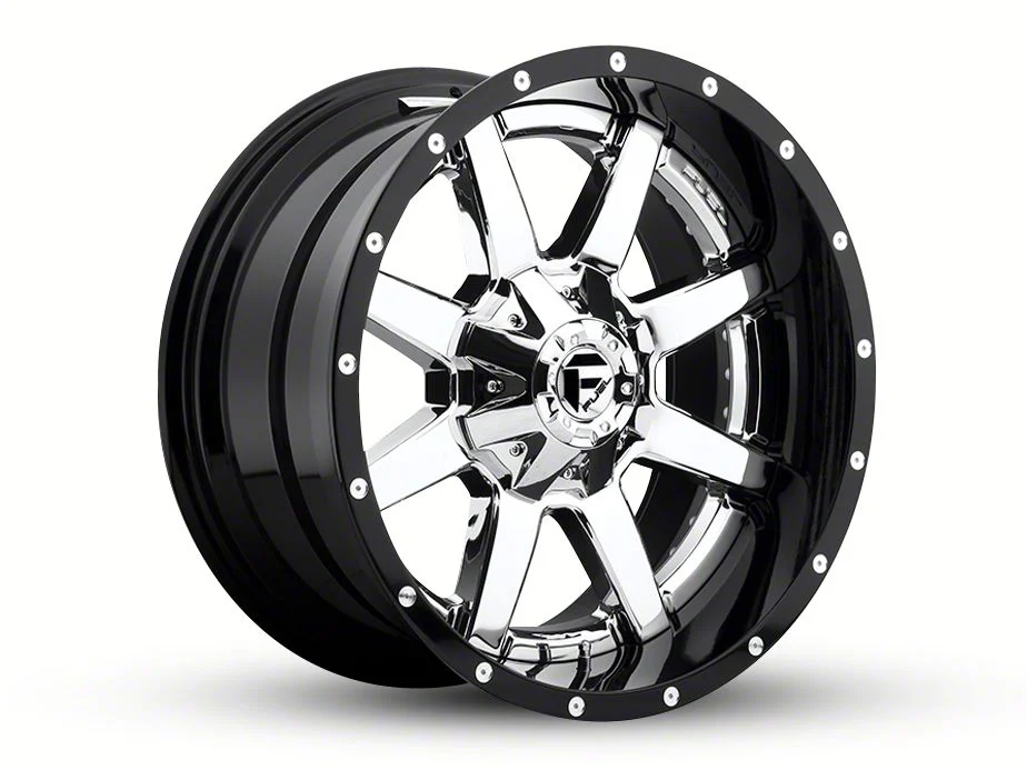 Fuel Wheels Maverick Chrome 6-Lug Wheel; 24x14; -75mm Offset (19-26 Silverado 1500)