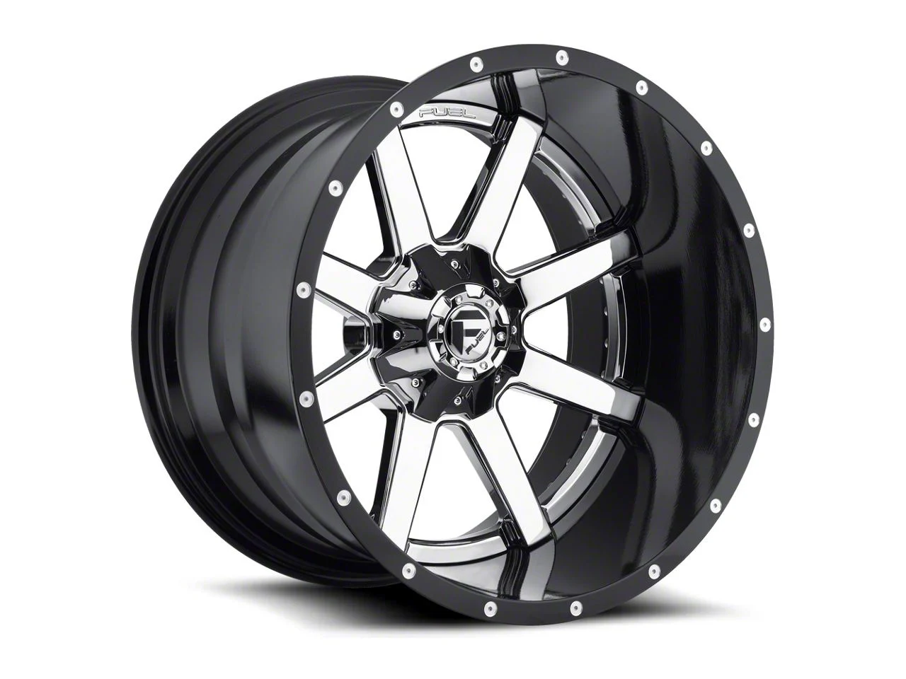 Fuel Wheels Maverick Chrome 6-Lug Wheel; 24x12; -44mm Offset (09-14 F-150)