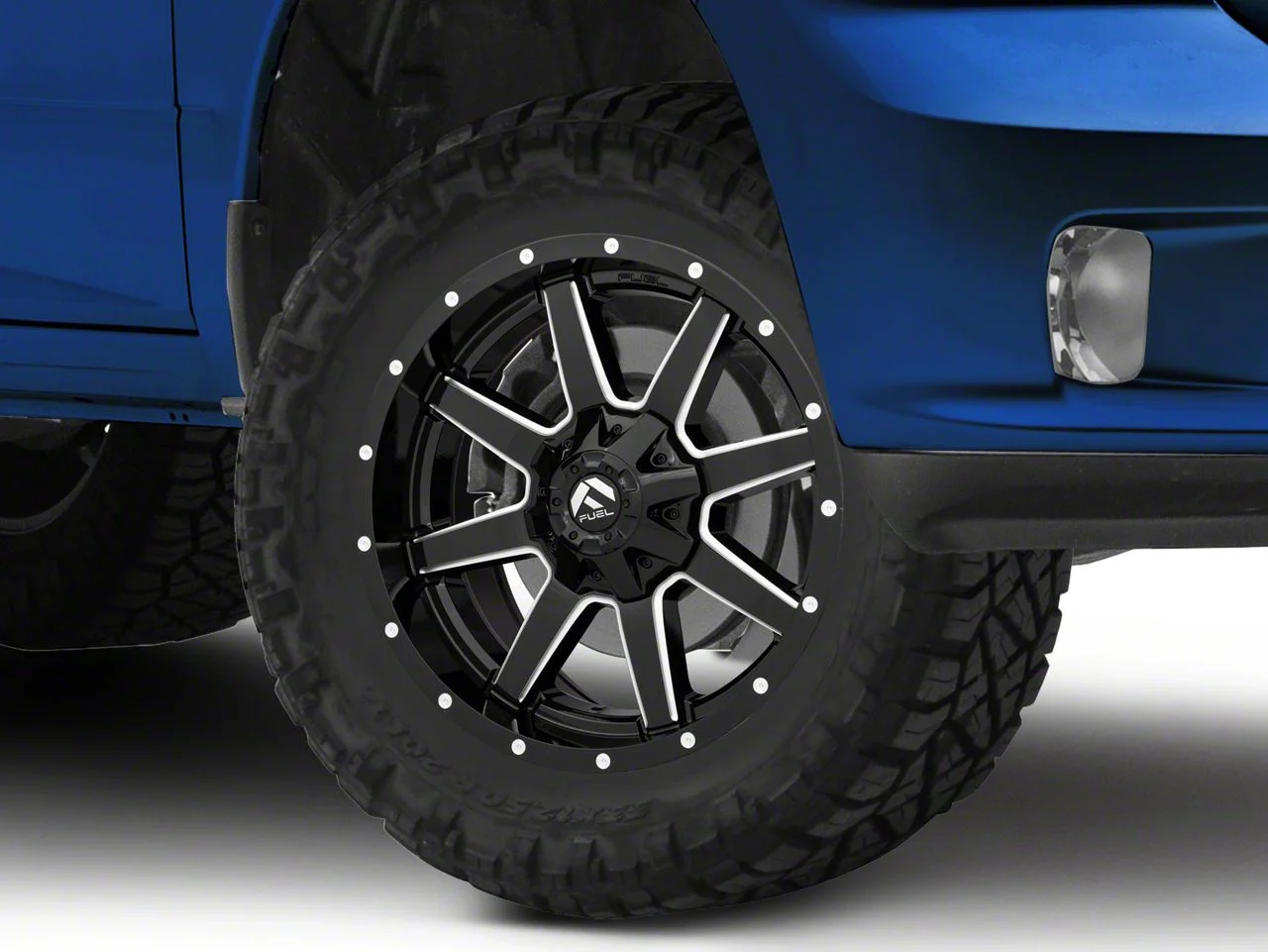 Fuel Wheels Maverick Gloss Black Milled 5-Lug Wheel; 18x9; 20mm Offset (09-18 RAM 1500)