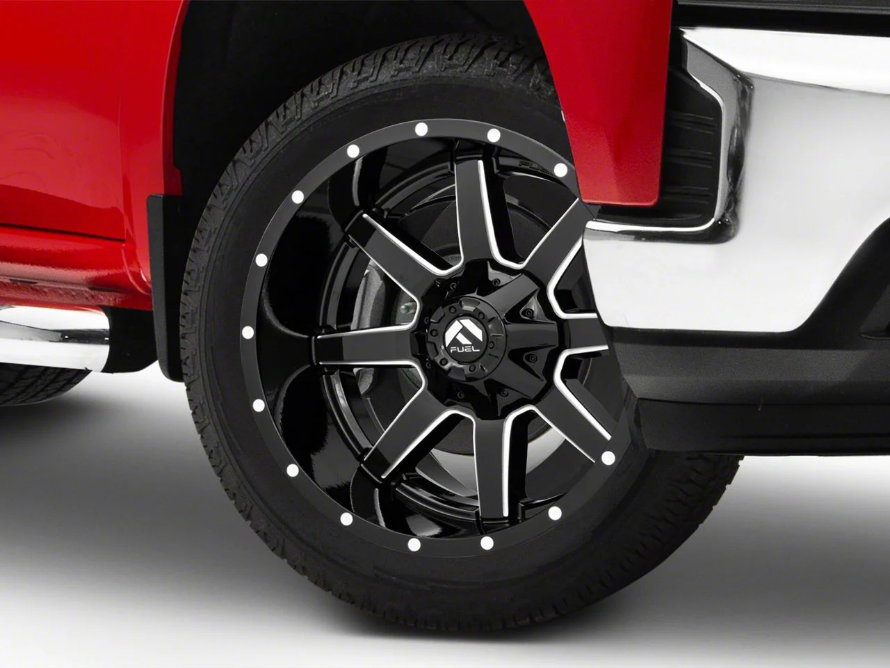 Fuel Wheels Maverick Gloss Black Milled 6-Lug Wheel; 20x12; -44mm Offset (19-26 Silverado 1500)