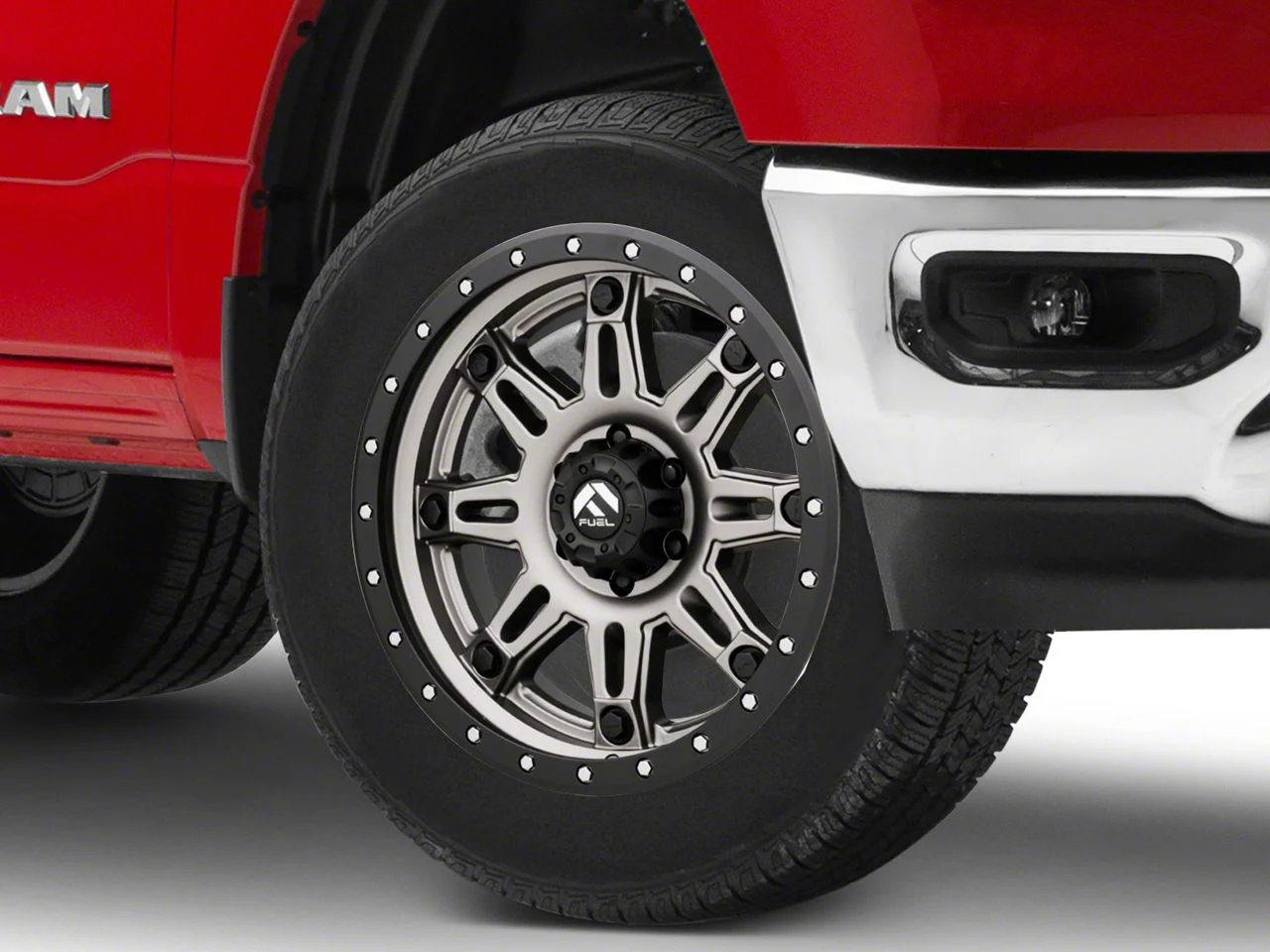Fuel Wheels Hostage III Matte Anthracite with Black Ring 6-Lug Wheel; 20x9; 1mm Offset (19-26 RAM 1500)