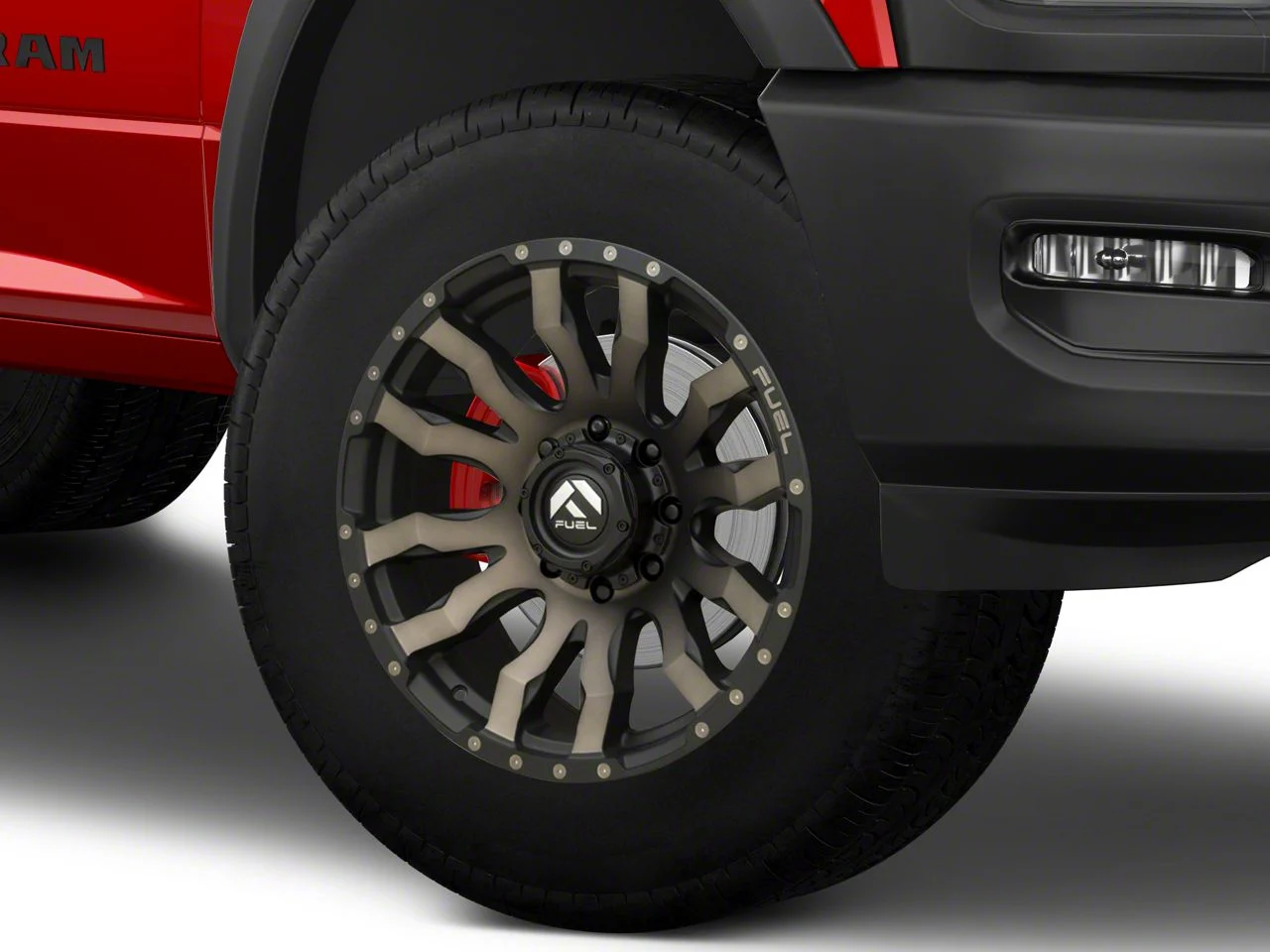 Fuel Wheels Blitz Matte Black Double Dark Tint 8-Lug Wheel; 20x9; 20mm Offset (19-26 RAM 2500)
