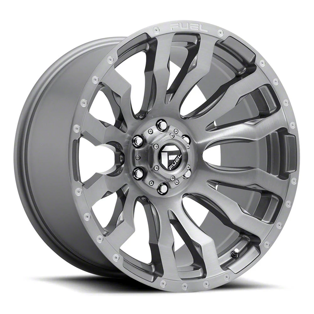 Fuel Wheels Blitz Platinum Brushed Gunmetal 8-Lug Wheel; 20x9; 1mm Offset (19-26 RAM 2500)