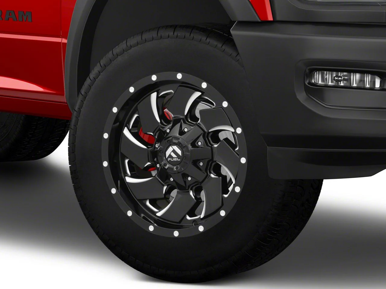 Fuel Wheels Cleaver Gloss Black Milled 8-Lug Wheel; 20x9; 1mm Offset (19-26 RAM 2500)