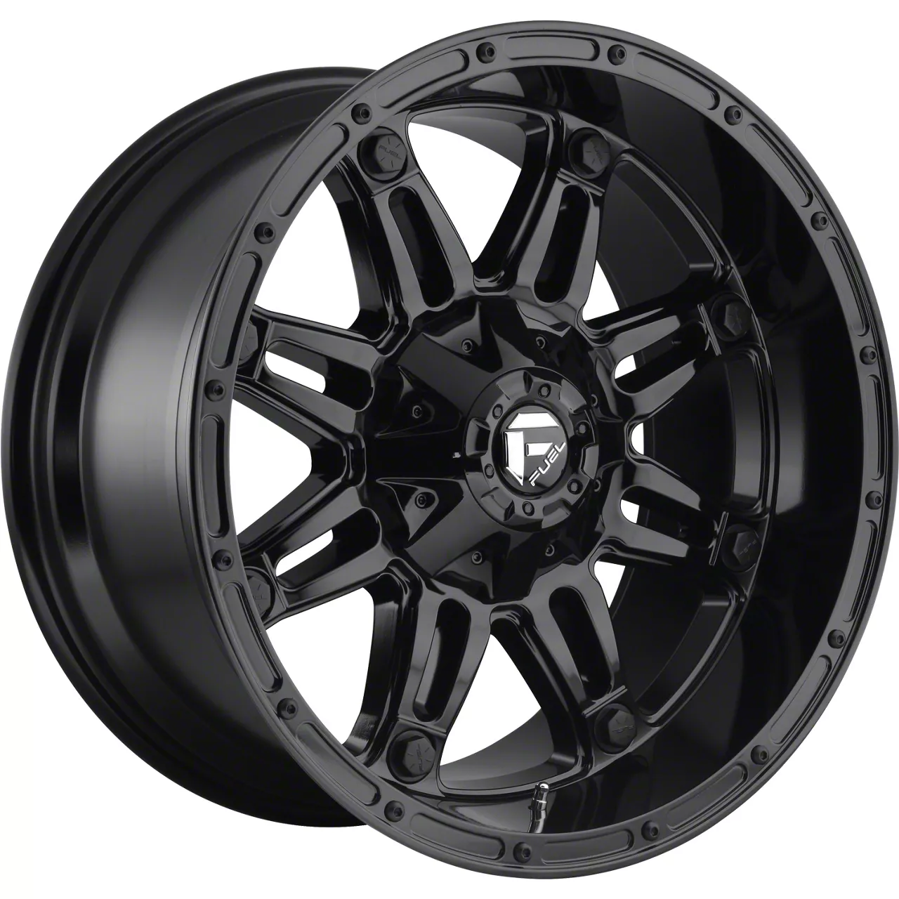 Fuel Wheels Hostage Gloss Black 8-Lug Wheel; 20x9; 1mm Offset (19-26 RAM 2500)