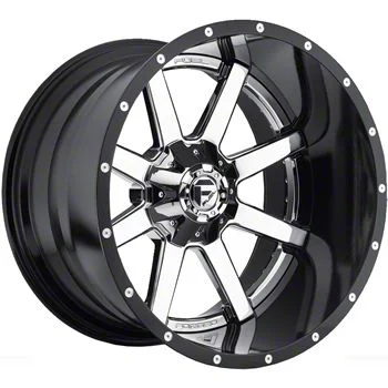 Fuel Wheels Maverick Chrome with Gloss Black Lip 8-Lug Wheel; 20x10; -19mm Offset (19-26 RAM 2500)