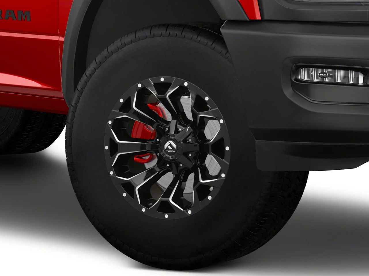 Fuel Wheels Assault Matte Black Milled 8-Lug Wheel; 18x9; -12mm Offset (19-26 RAM 3500 SRW)