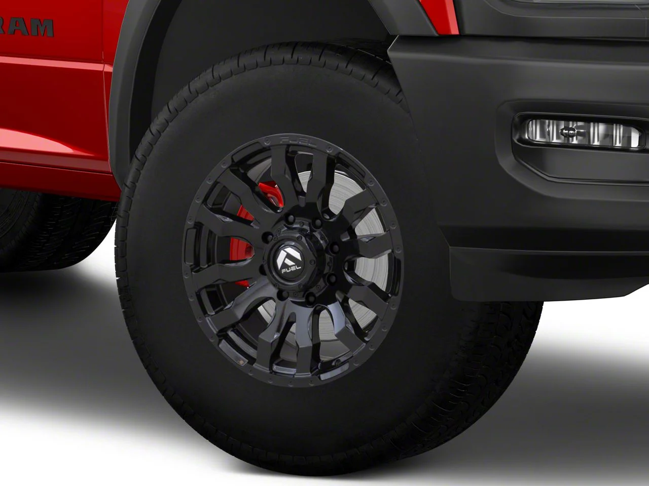 Fuel Wheels Blitz Gloss Black 8-Lug Wheel; 18x9; 1mm Offset (19-26 RAM 3500 SRW)