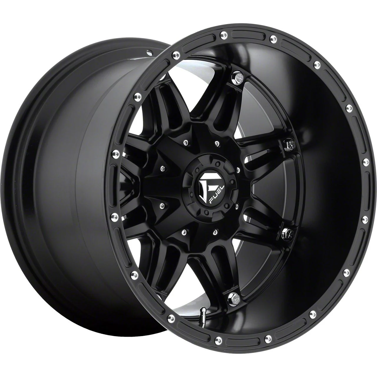 Fuel Wheels Hostage Matte Black 8-Lug Wheel; 18x12; -44mm Offset (19-26 RAM 3500 SRW)