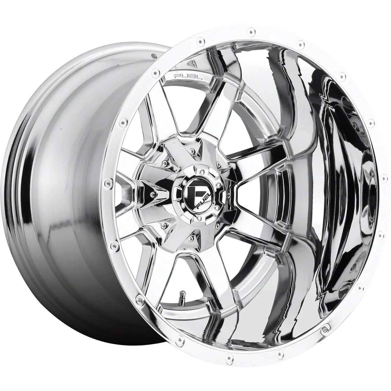Fuel Wheels Maverick Chrome 8-Lug Wheel; 20x14; -76mm Offset (19-26 RAM 3500 SRW)
