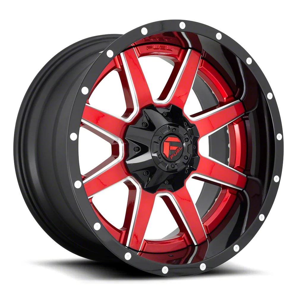 Fuel Wheels Maverick Gloss Red 8-Lug Wheel; 20x10; -19mm Offset (19-26 RAM 3500 SRW)