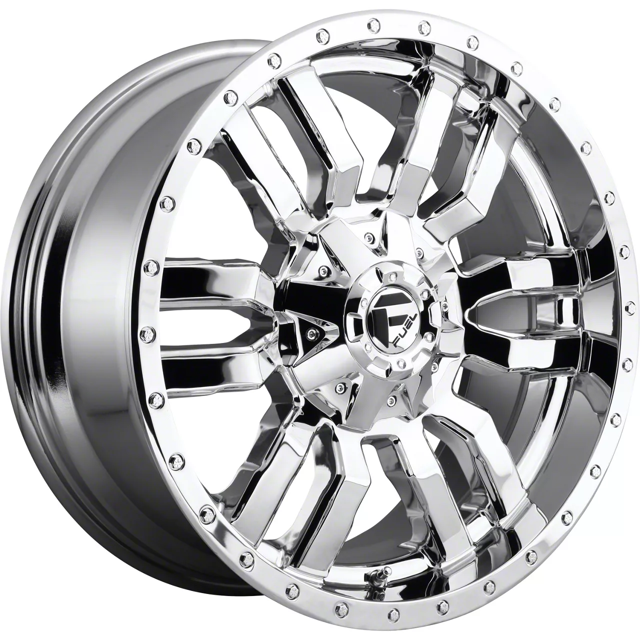 Fuel Wheels Sledge Chrome 8-Lug Wheel; 20x10; -18mm Offset (19-26 RAM 3500 SRW)