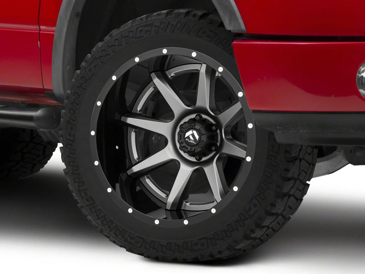 Fuel Wheels Rampage Gun Metal 6-Lug Wheel; 22x12; -44mm Offset (04-08 F-150)