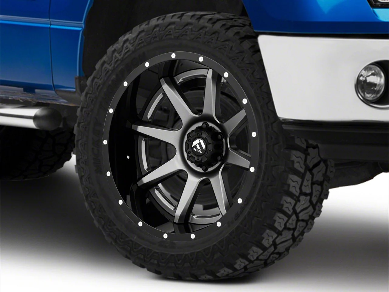 Fuel Wheels Rampage Gun Metal 6-Lug Wheel; 22x12; -44mm Offset (09-14 F-150)