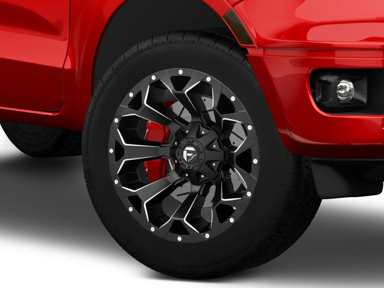 Fuel Wheels Assault Satin Black Milled 6-Lug Wheel; 20x12; -43mm Offset (19-23 Ranger)