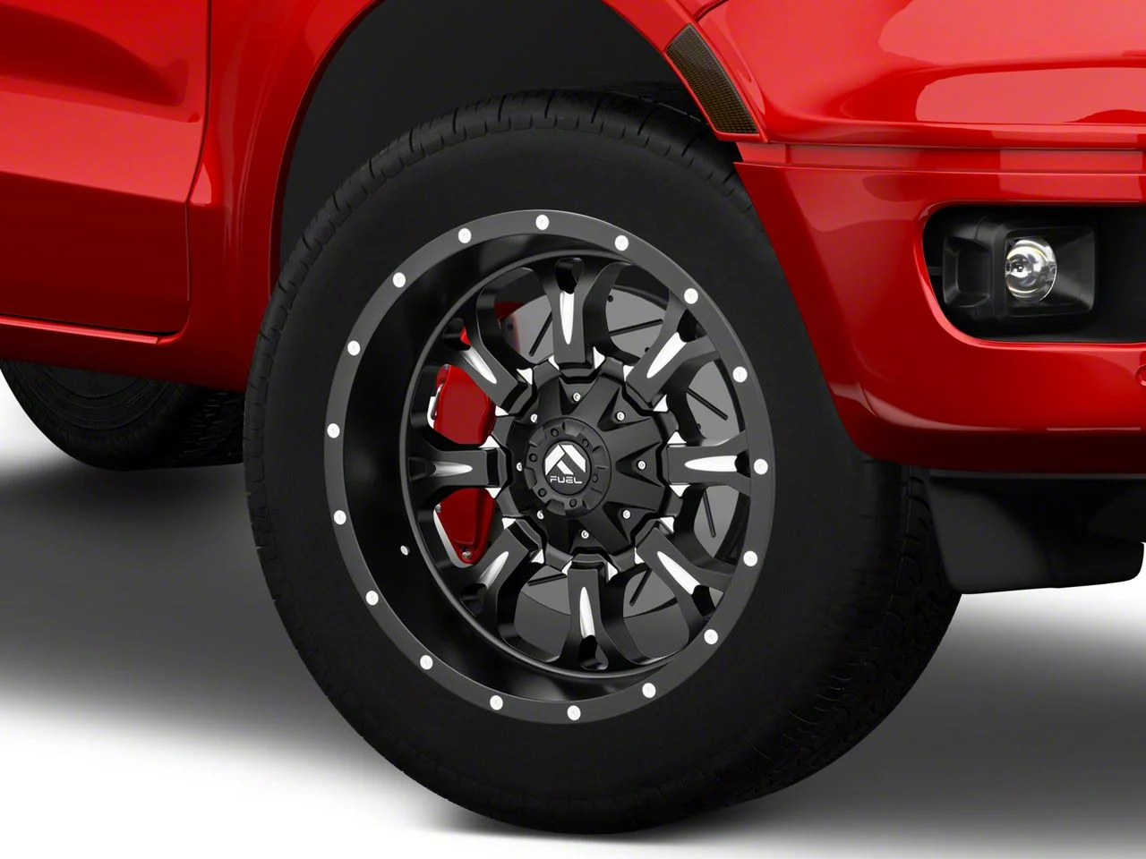 Fuel Wheels Krank Matte Black Milled 6-Lug Wheel; 20x12; -44mm Offset (19-23 Ranger)