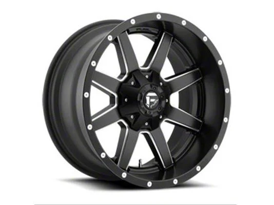 Fuel Wheels Maverick Matte Black Milled 6-Lug Wheel; 20x14; -76mm Offset (19-23 Ranger)