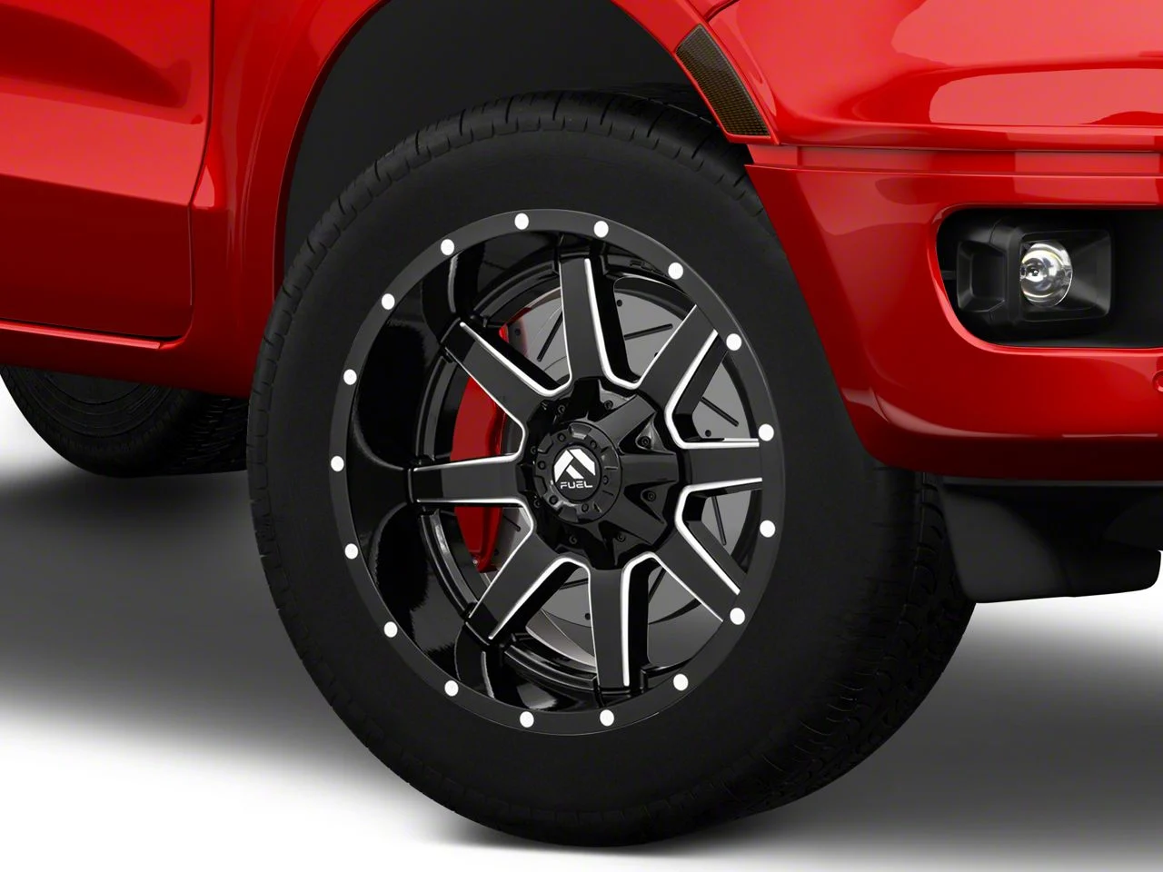 Fuel Wheels Maverick Gloss Black Milled 6-Lug Wheel; 20x12; -44mm Offset (19-23 Ranger)