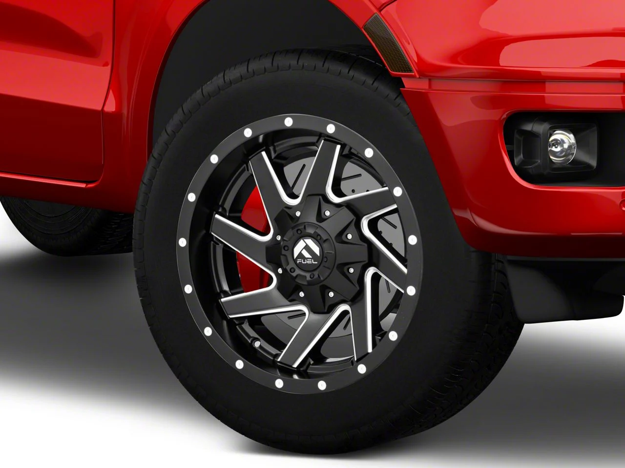 Fuel Wheels Renegade Matte Black Milled 6-Lug Wheel; 20x9; 1mm Offset (19-23 Ranger)