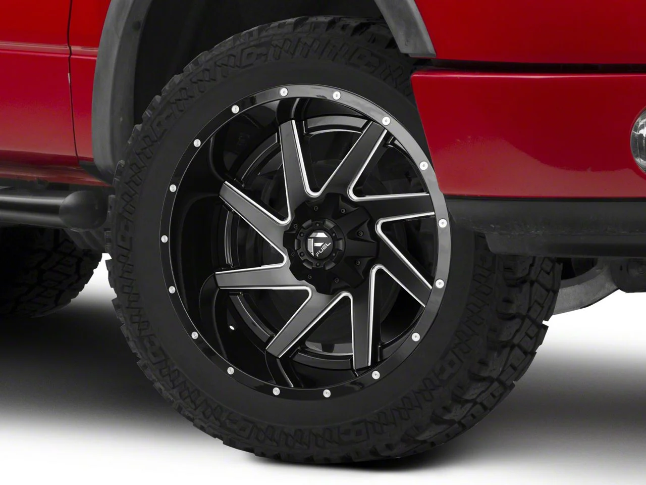 Fuel Wheels Renegade Matte Black Milled 6-Lug Wheel; 22x12; -44mm Offset (04-08 F-150)