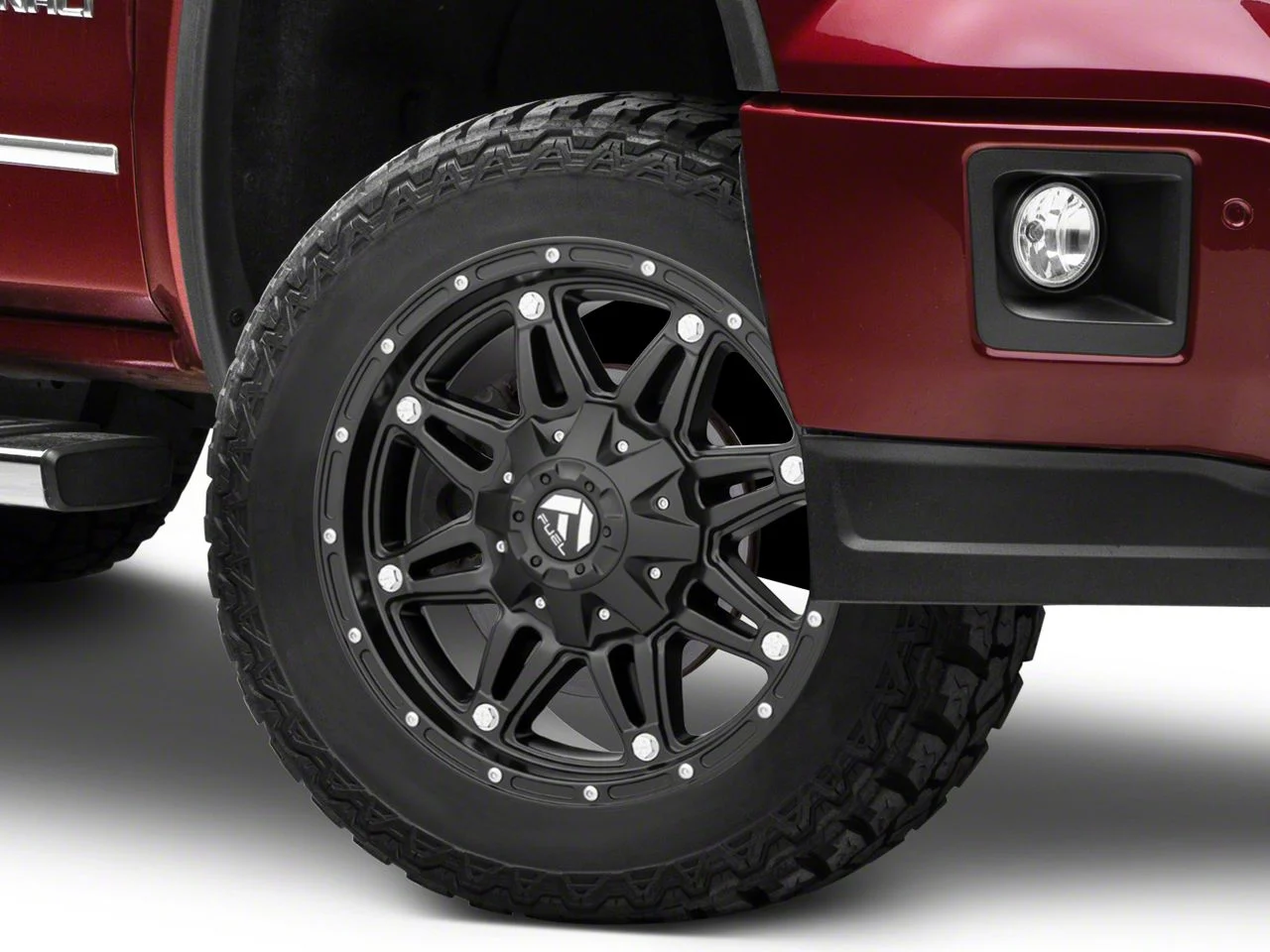 Fuel Wheels Hostage Matte Black 6-Lug Wheel; 20x12; -45mm Offset (14-18 Sierra 1500)