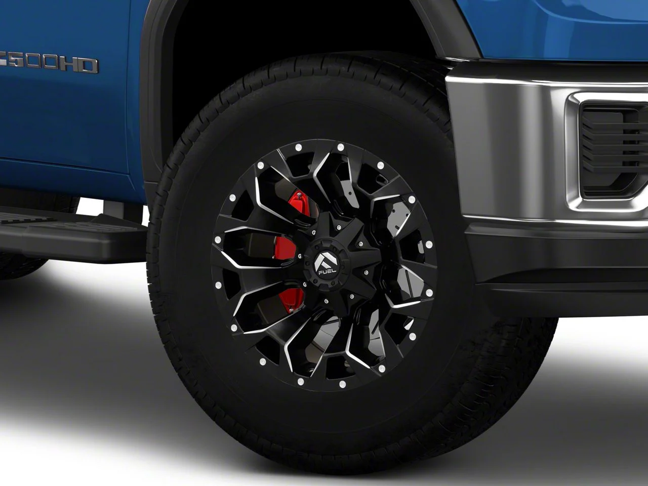 Fuel Wheels Assault Matte Black Milled 8-Lug Wheel; 18x9; 20mm Offset (20-26 Sierra 2500 HD)
