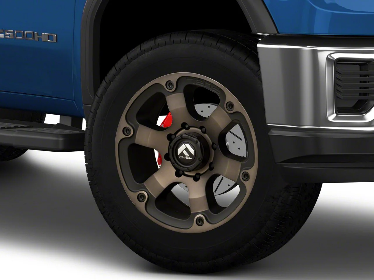 Fuel Wheels Beast Matte Black Double Dark Tint 8-Lug Wheel; 20x10; -18mm Offset (20-26 Sierra 2500 HD)