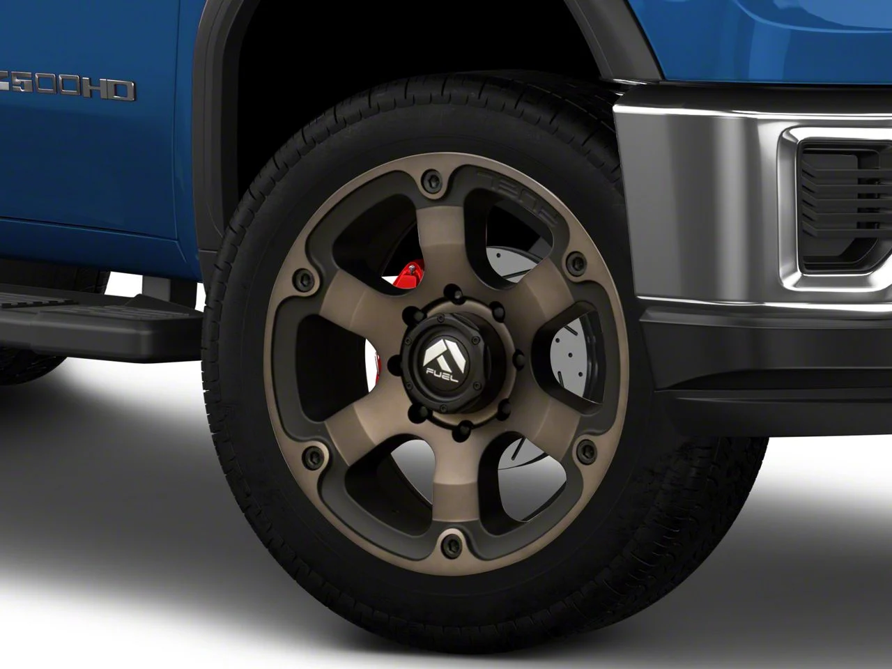 Fuel Wheels Beast Matte Black Double Dark Tint 8-Lug Wheel; 22x12; -44mm Offset (20-26 Sierra 2500 HD)
