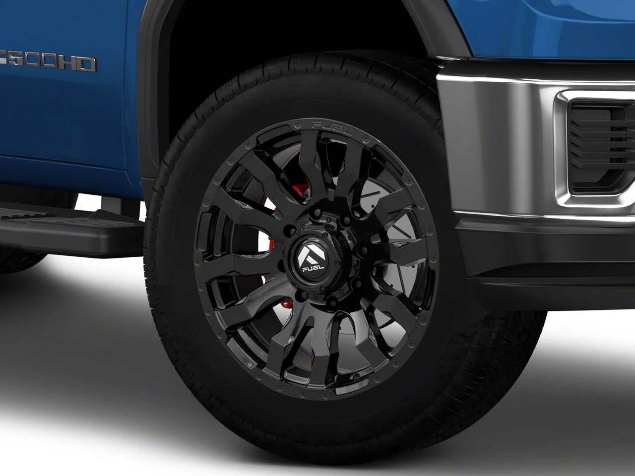 Fuel Wheels Blitz Gloss Black 8-Lug Wheel; 20x9; 1mm Offset (20-26 Sierra 2500 HD)