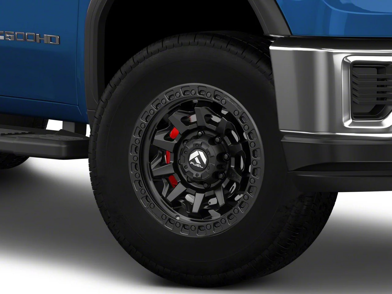 Fuel Wheels Covert Matte Black 8-Lug Wheel; 18x9; 1mm Offset (20-26 Sierra 2500 HD)