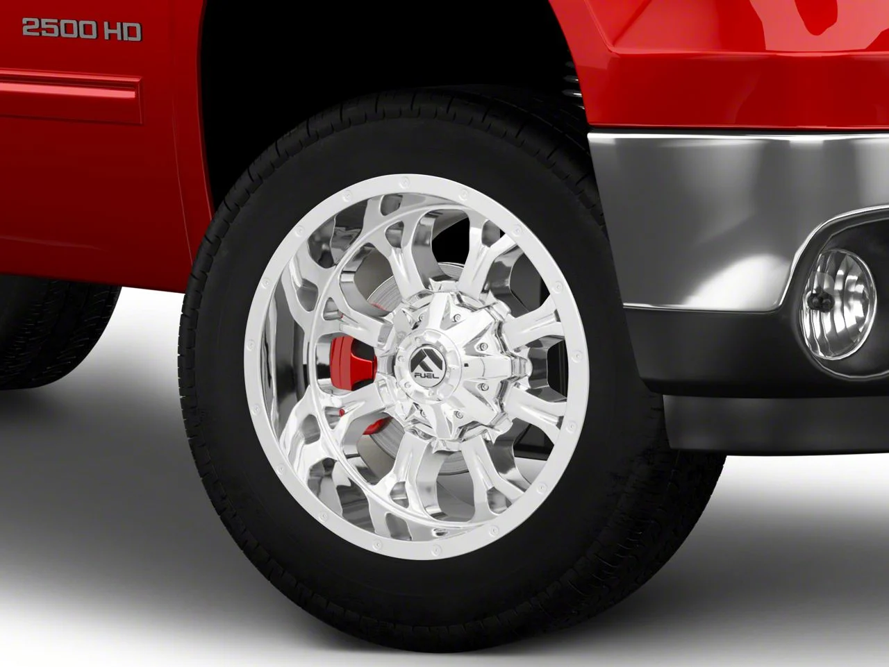 Fuel Wheels Krank Chrome 8-Lug Wheel; 20x10; -12mm Offset (07-10 Sierra 2500 HD)