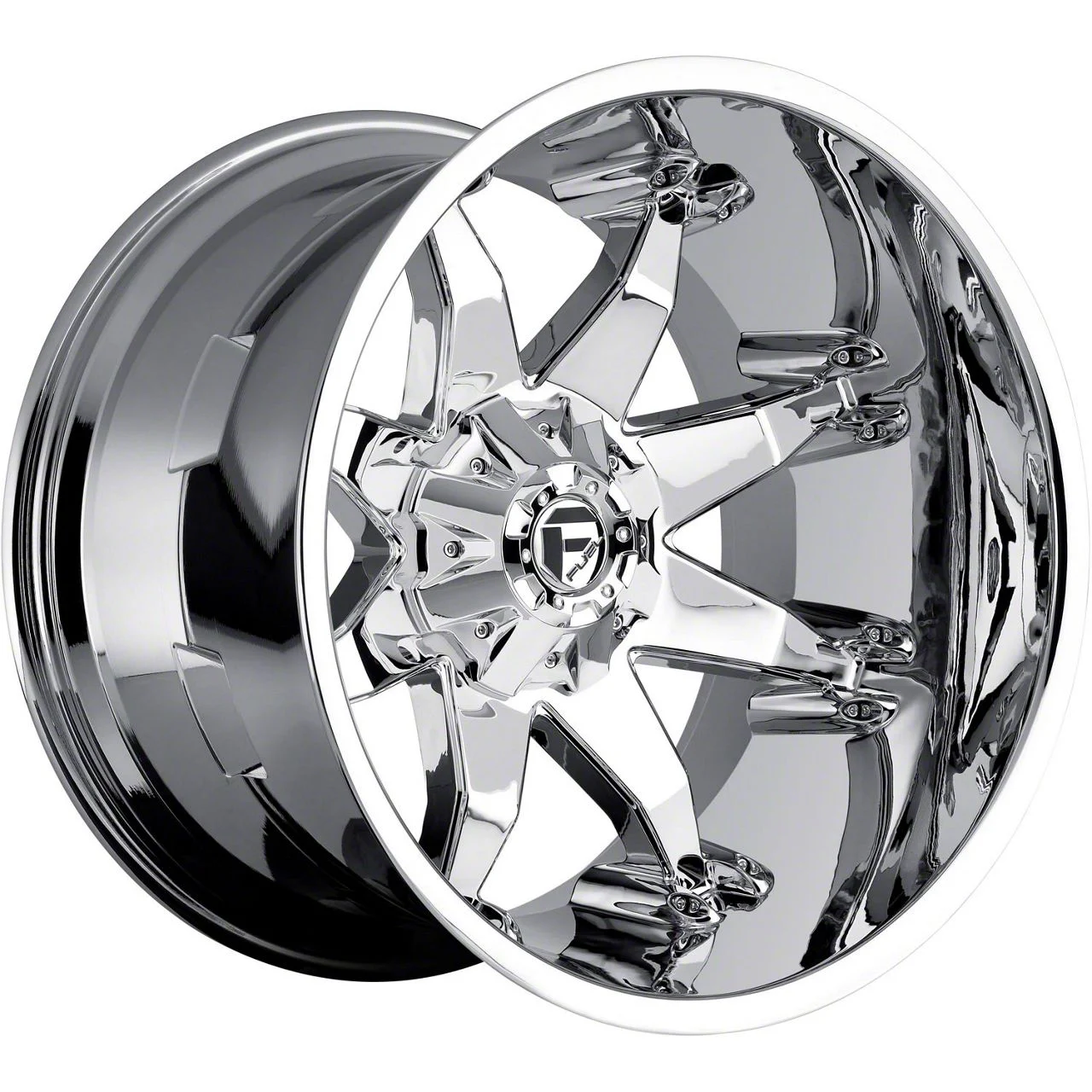 Fuel Wheels Octane Chrome 8-Lug Wheel; 20x12; -44mm Offset (07-10 Sierra 2500 HD)