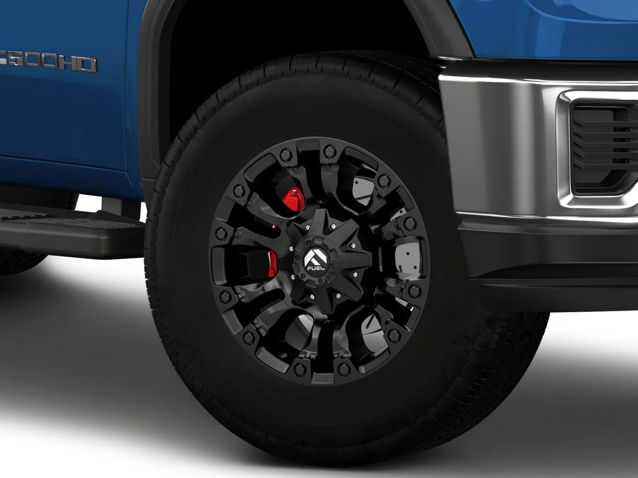 Fuel Wheels Vapor Matte Black 8-Lug Wheel; 18x9; 20mm Offset (20-26 Sierra 2500 HD)