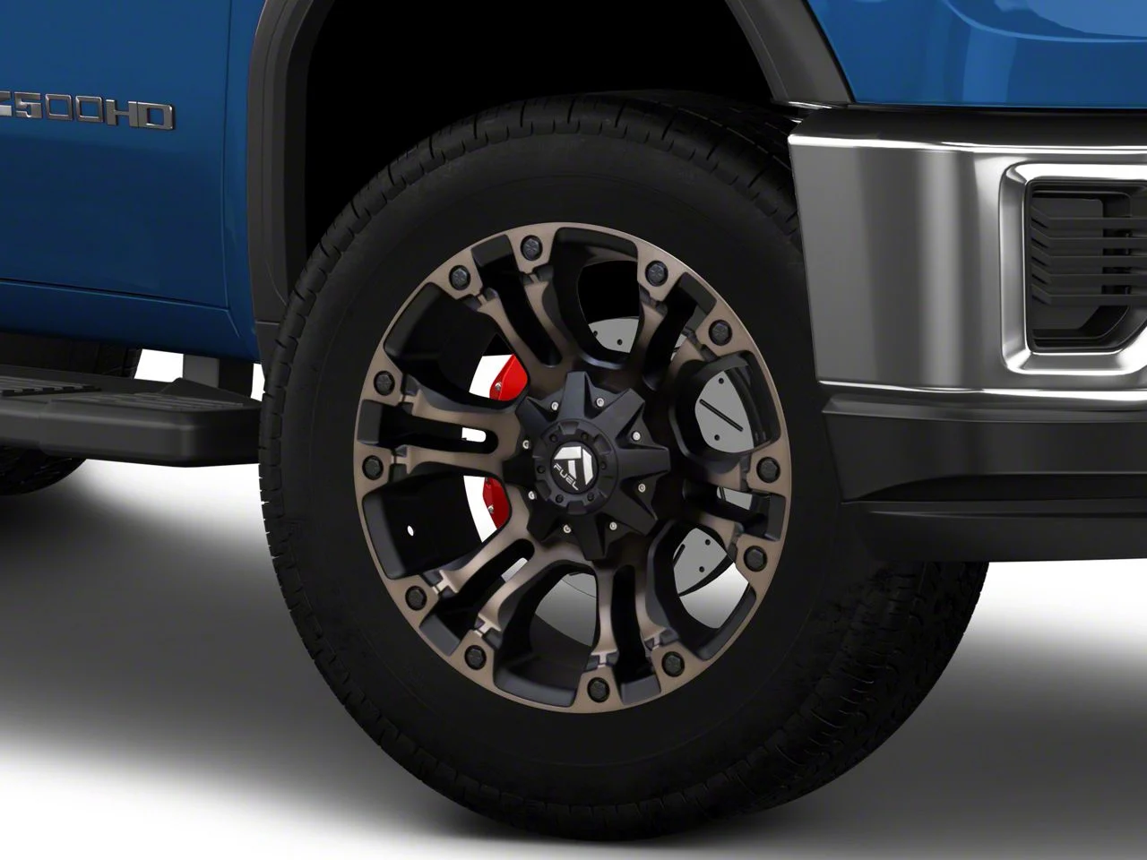 Fuel Wheels Vapor Matte Black Double Dark Tint 8-Lug Wheel; 20x9; 1mm Offset (20-26 Sierra 2500 HD)
