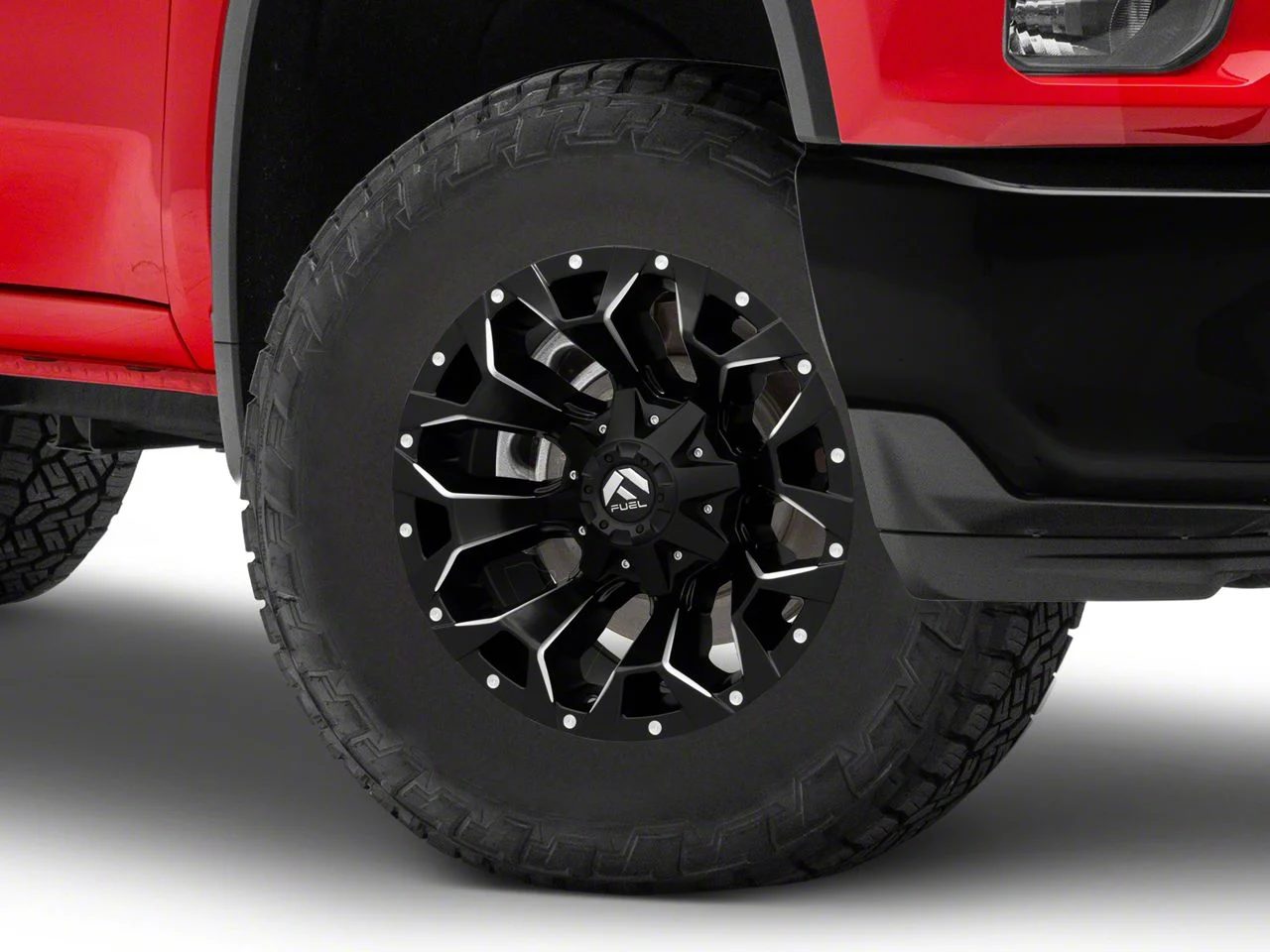 Fuel Wheels Assault Matte Black Milled 8-Lug Wheel; 18x9; 20mm Offset (20-26 Silverado 2500 HD)