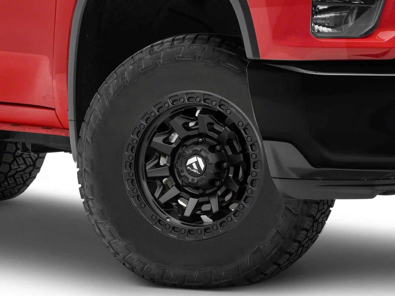 Fuel Wheels Covert Matte Black 8-Lug Wheel; 18x9; 1mm Offset (20-26 Silverado 2500 HD)