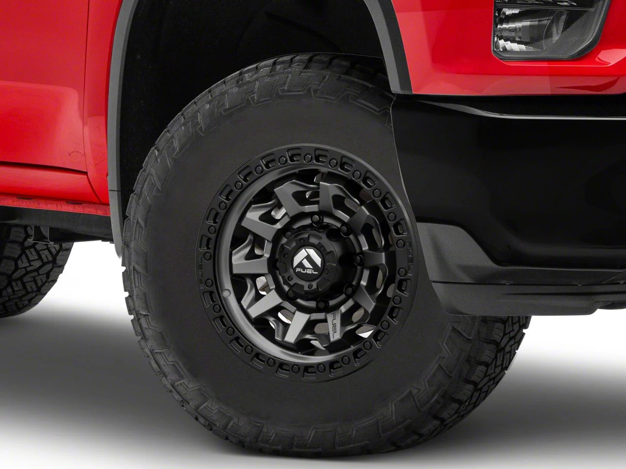 Fuel Wheels Covert Matte Gunmetal 8-Lug Wheel; 18x9; 20mm Offset (20-26 Silverado 2500 HD)