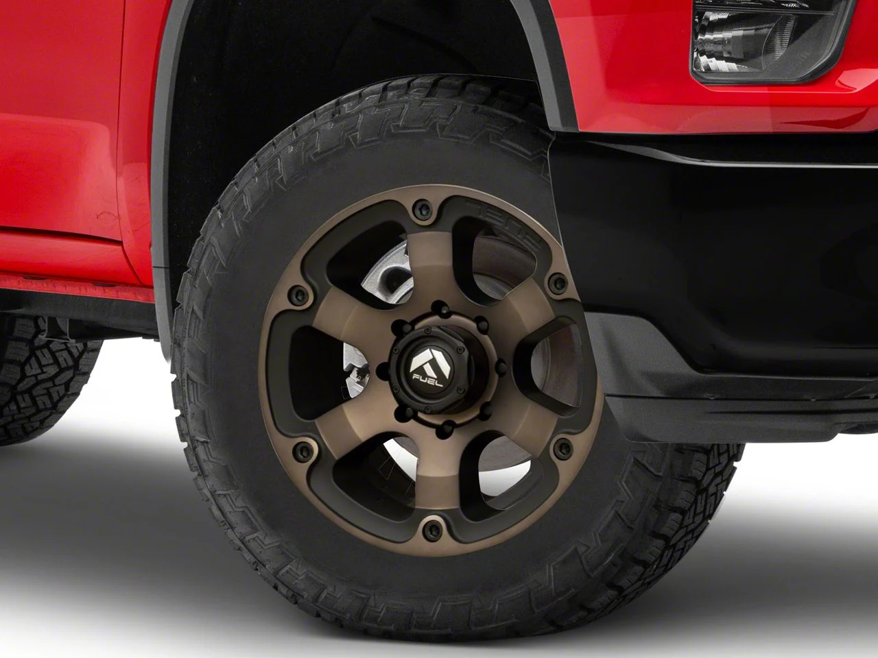 Fuel Wheels Beast Matte Black Double Dark Tint 8-Lug Wheel; 20x9; 1mm Offset (20-26 Silverado 3500 HD SRW)