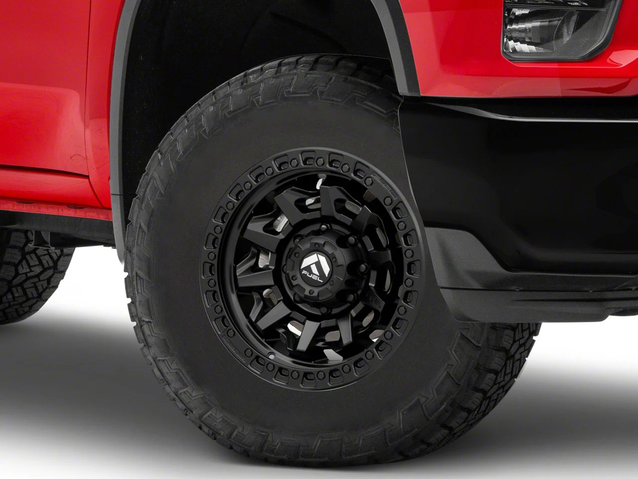 Fuel Wheels Covert Matte Black 8-Lug Wheel; 18x9; 20mm Offset (20-26 Silverado 3500 HD SRW)