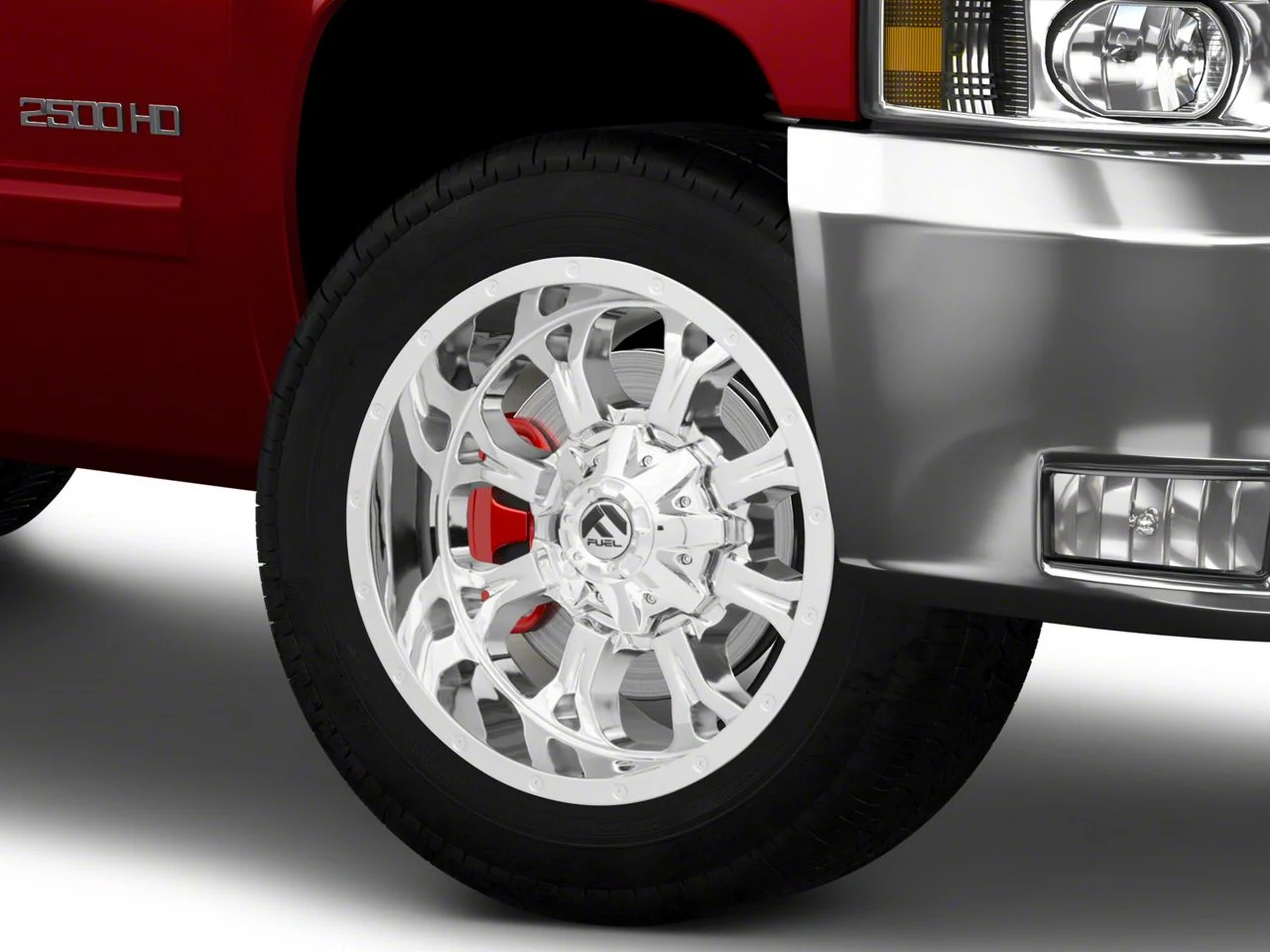 Fuel Wheels Krank Chrome 8-Lug Wheel; 20x10; -12mm Offset (07-10 Silverado 3500 HD SRW)