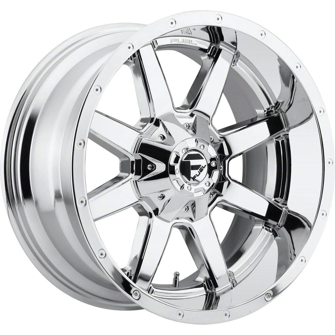 Fuel Wheels Maverick Chrome 8-Lug Wheel; 20x10; -18mm Offset (07-10 Silverado 3500 HD SRW)
