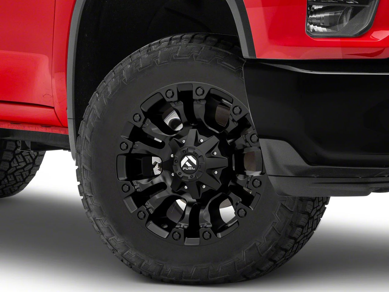 Fuel Wheels Vapor Matte Black 8-Lug Wheel; 20x9; 1mm Offset (20-26 Silverado 3500 HD SRW)