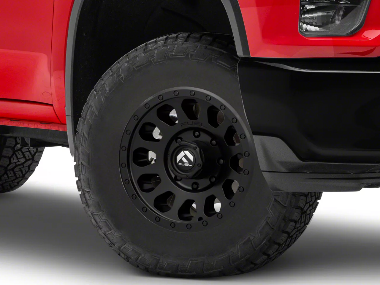 Fuel Wheels Vector Matte Black 8-Lug Wheel; 18x9; 20mm Offset (20-26 Silverado 3500 HD SRW)