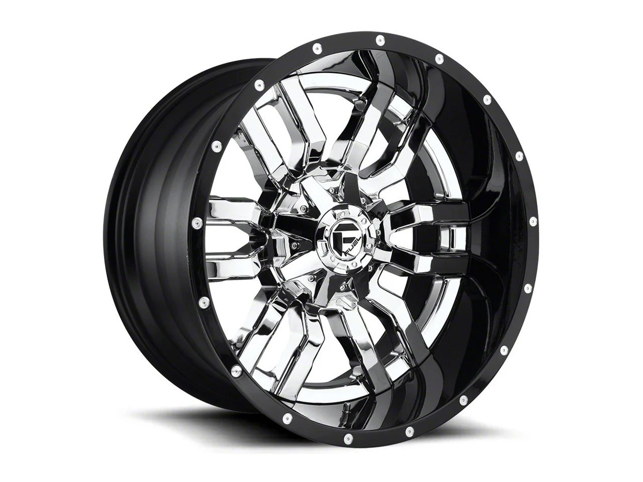 Fuel Wheels Sledge Chrome 6-Lug Wheel; 22x10; -13mm Offset (19-26 Silverado 1500)
