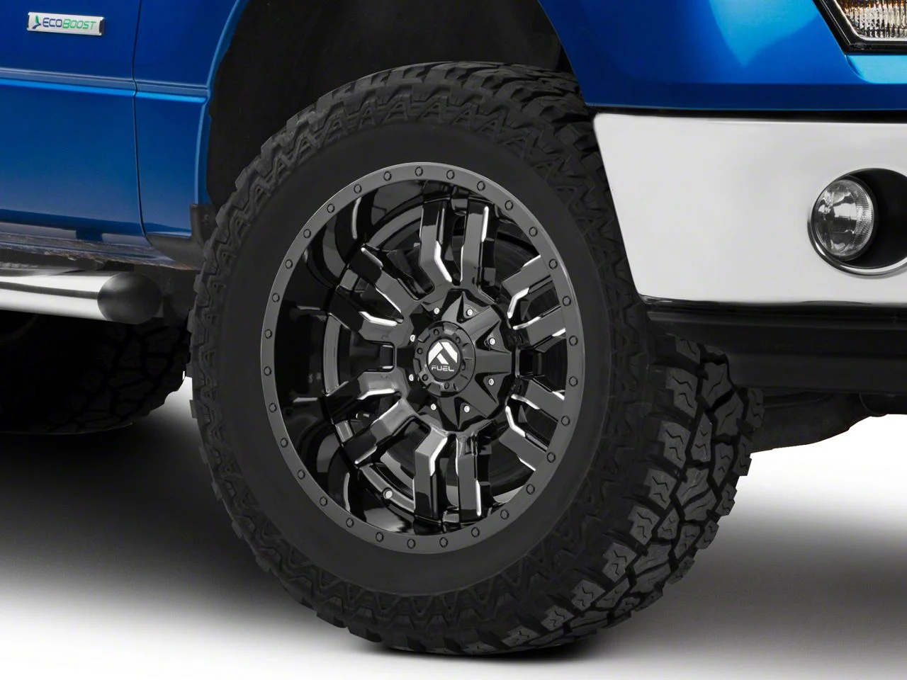 Fuel Wheels Sledge Gloss Black Milled 6-Lug Wheel; 20x10; -18mm Offset (09-14 F-150)