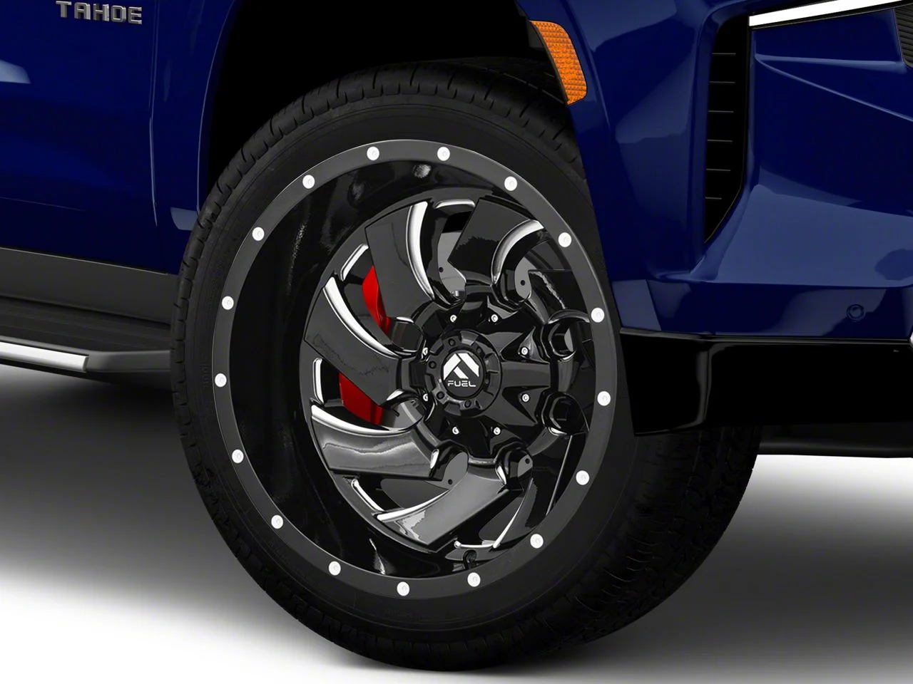 Fuel Wheels Cleaver Gloss Black Milled 6-Lug Wheel; 22x10; -13mm Offset (21-26 Tahoe)