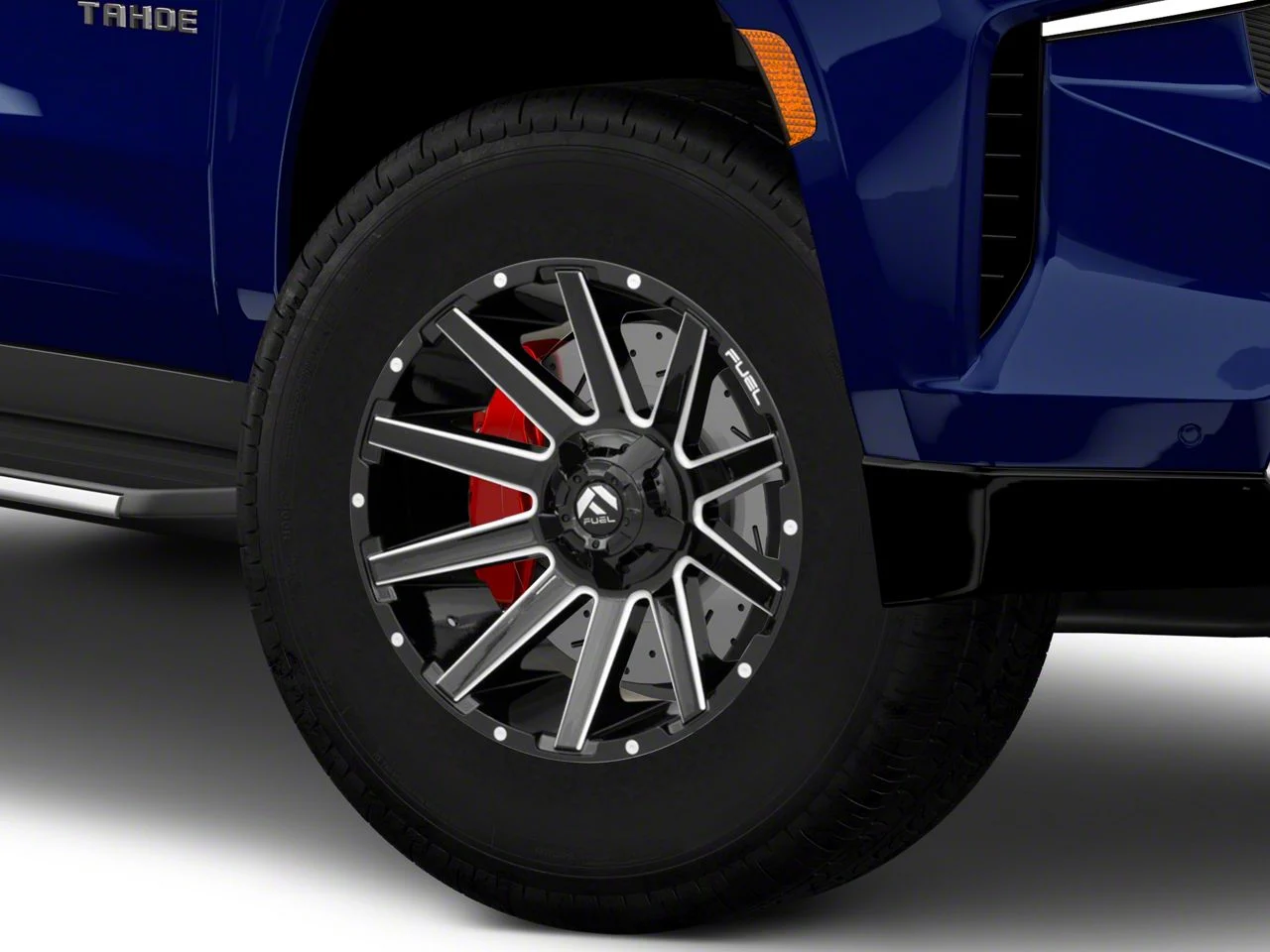 Fuel Wheels Contra Gloss Black Milled 6-Lug Wheel; 18x9; -12mm Offset (21-26 Tahoe)